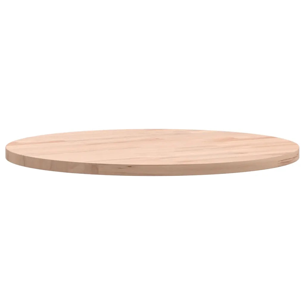 Piano per Tavolo | Superficie Tavolo | Piano Scrivania ?40x1,5 cm Rotondo in Legno Massello di Faggio