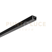 PROFILO LINEA NERO E FUME' CON TAPPI E STAFFETTE INCLUSI 200X2X1,4CM