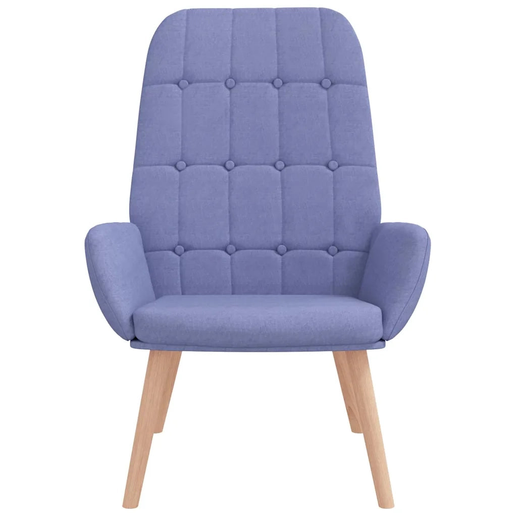 Poltrona | Sedia Relax Blu Jeans in Tessuto