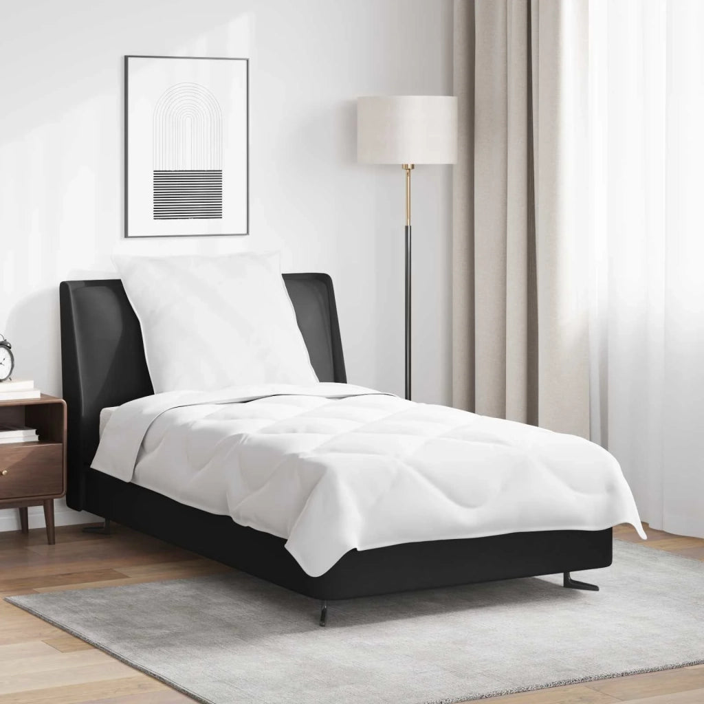 Duvet Estivo con cuscino 2 pcs Bianco Microfibra 3376452