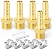 5 pezzi di connettori maschili 12mm OD a barbetta per 3/8