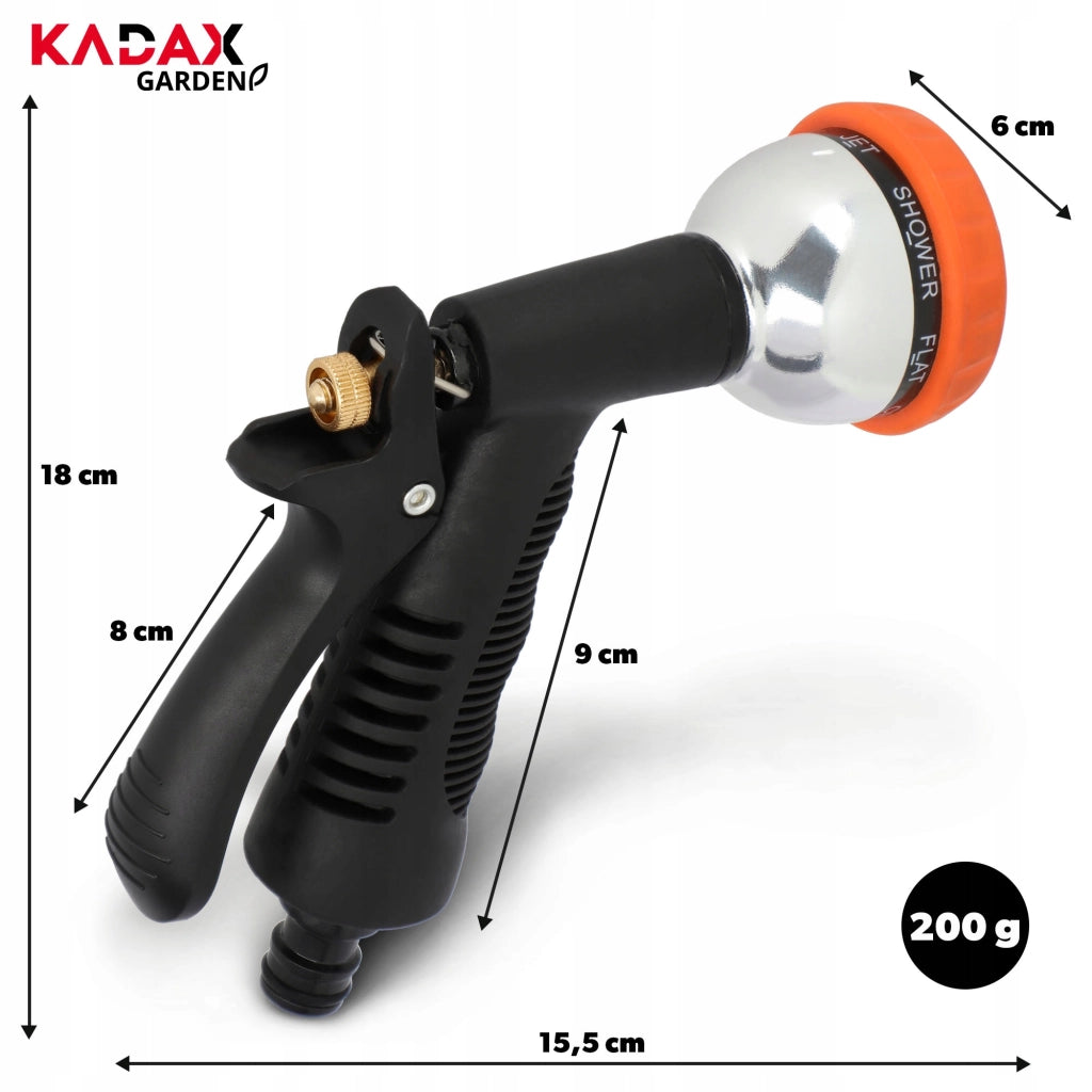 Pistola irrigatrice da giardino KADAX per tubo da giardino in metallo