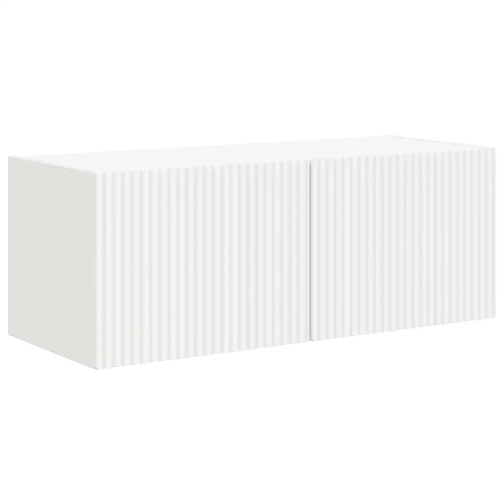 Set mobile TV 4 pcs Bianco Legno multistrato 3409159