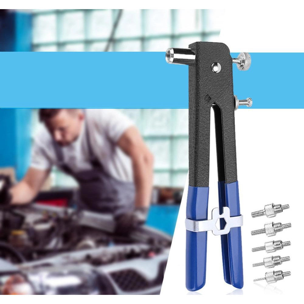 Trade Shop - Kit 86 Pz Rivettatrice Per Inserti Rivetti Filettati Filetti M3 M4 M5 M6 M8 -