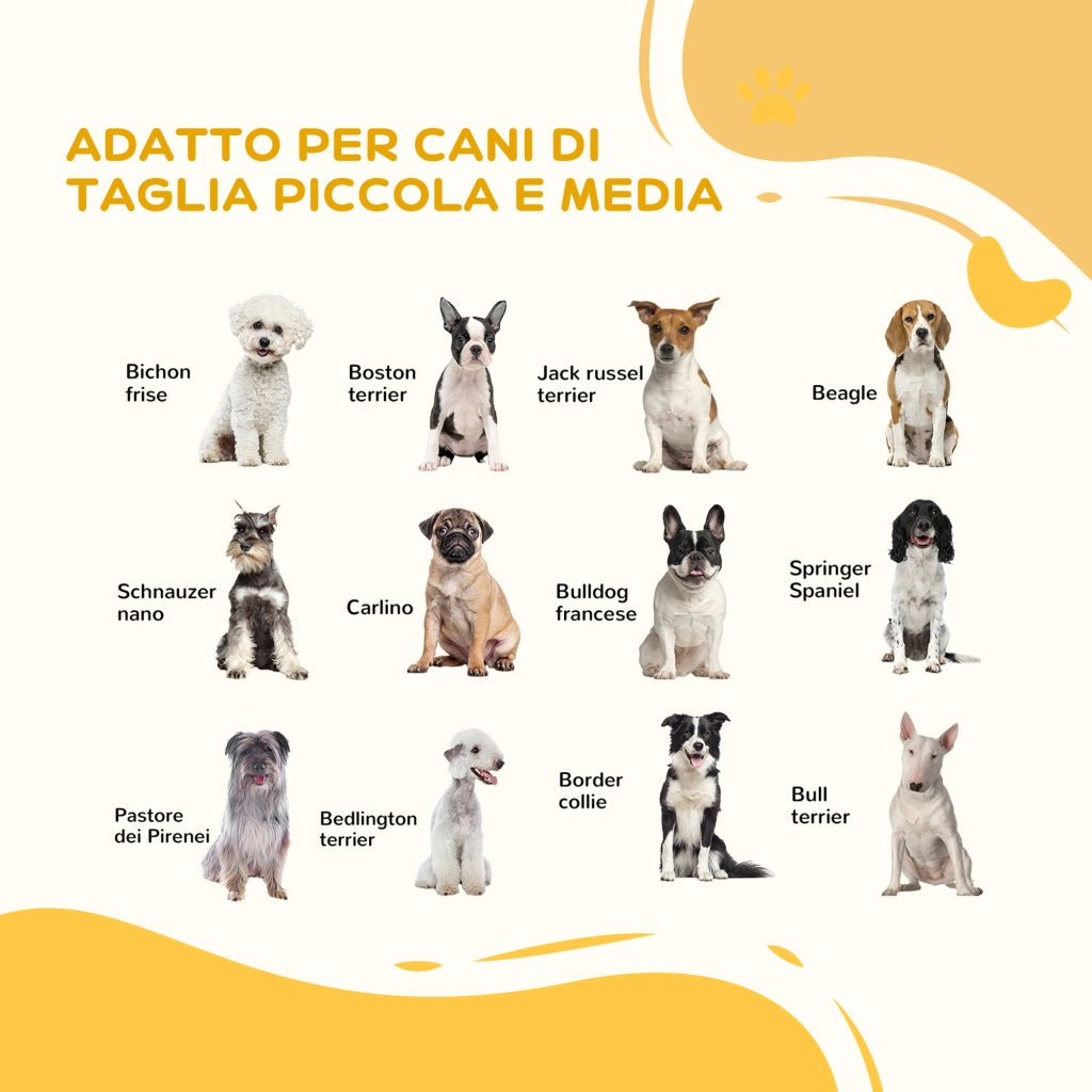 Cancellino Pieghevole per Cani ¨C Xylo ¨C 3 Pannelli, Legno Naturale, 210x70 cm