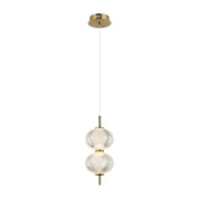 Lampada a sospensione Italux Lazie ottone LED 10W 3000K