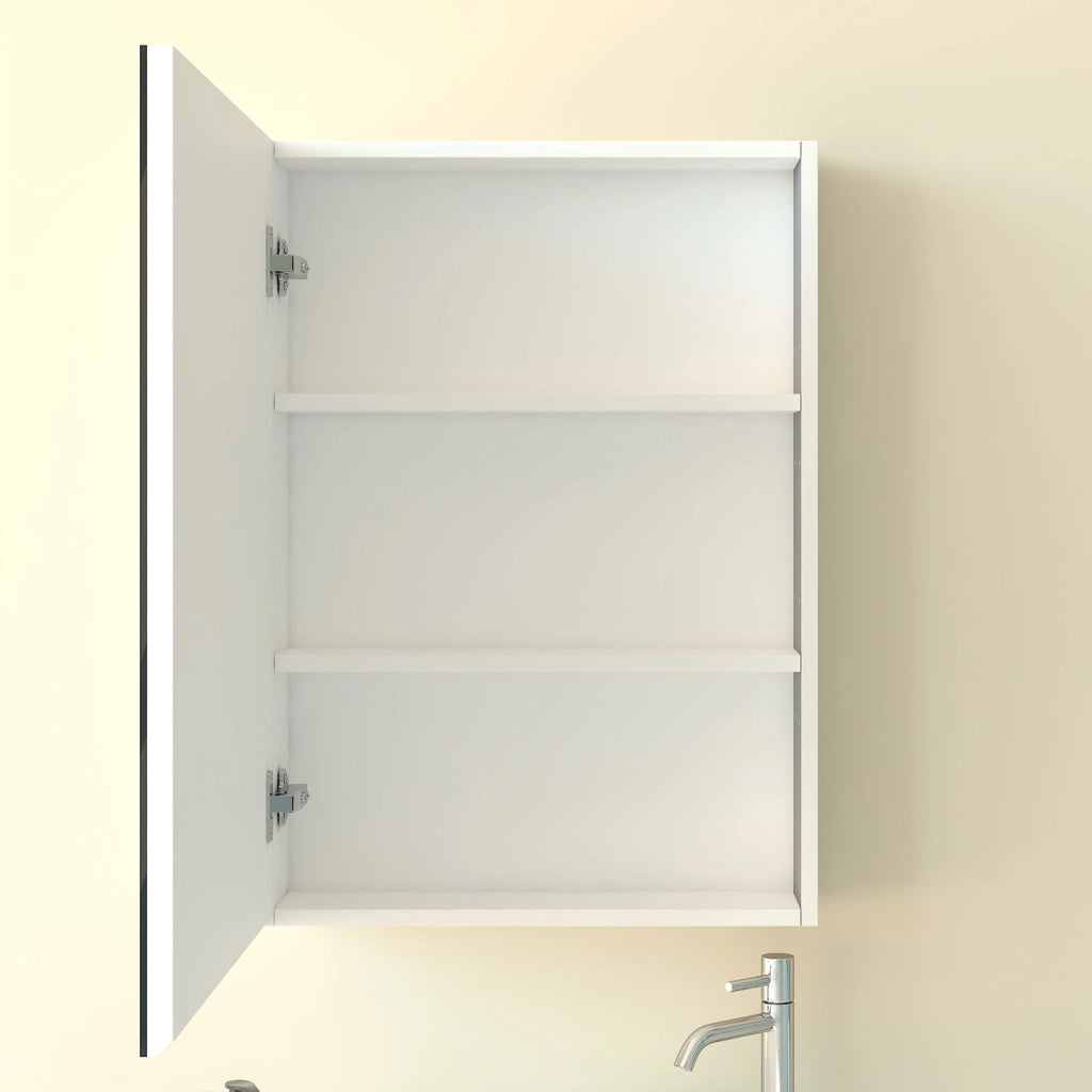 Armadietto a muro da Bagno con Specchio 50x70 cm, Bianco