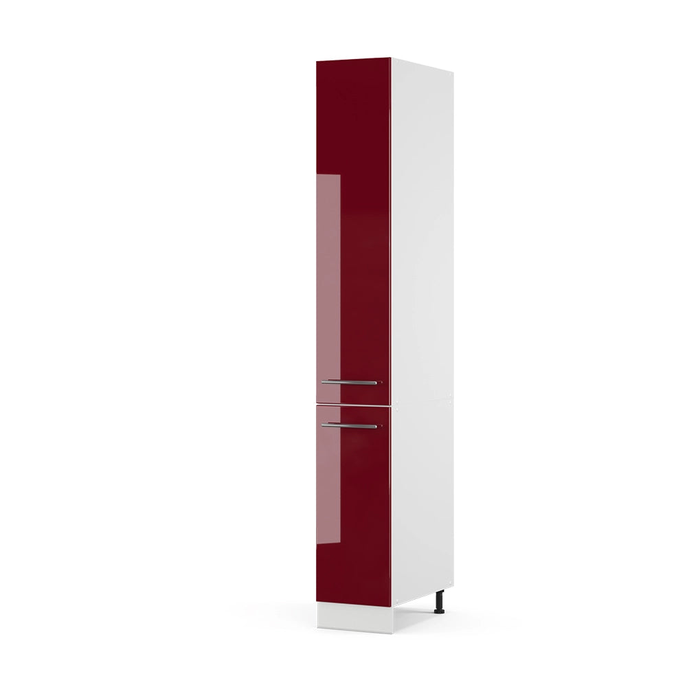 Vicco Mobile bagno alto Rosso bordeaux lucido 30 x 206.8 cm