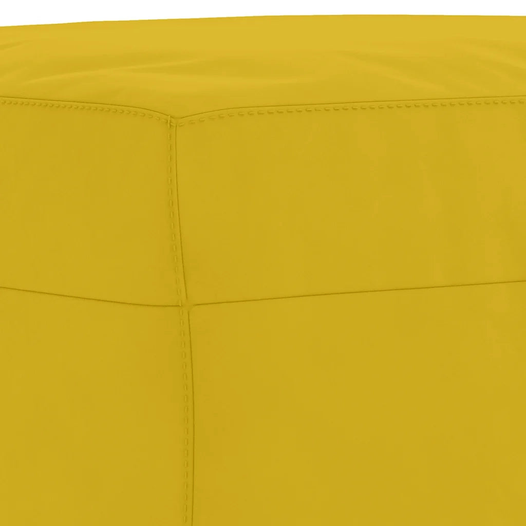 Set di Divani 4 pz con Cuscini giallo in Velluto 3202186