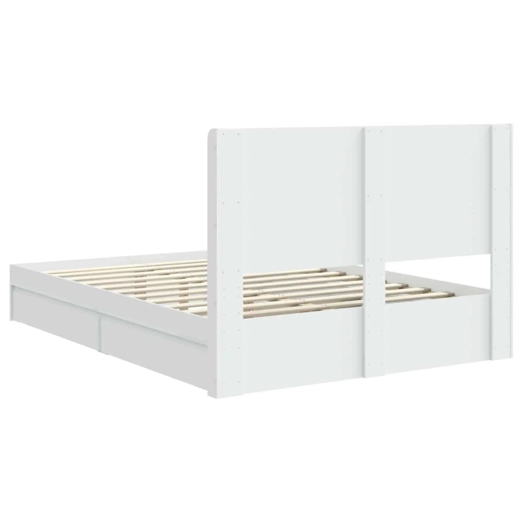 Letto da camera | Struttura del letto con stoccaggio e testata 3 pcs
