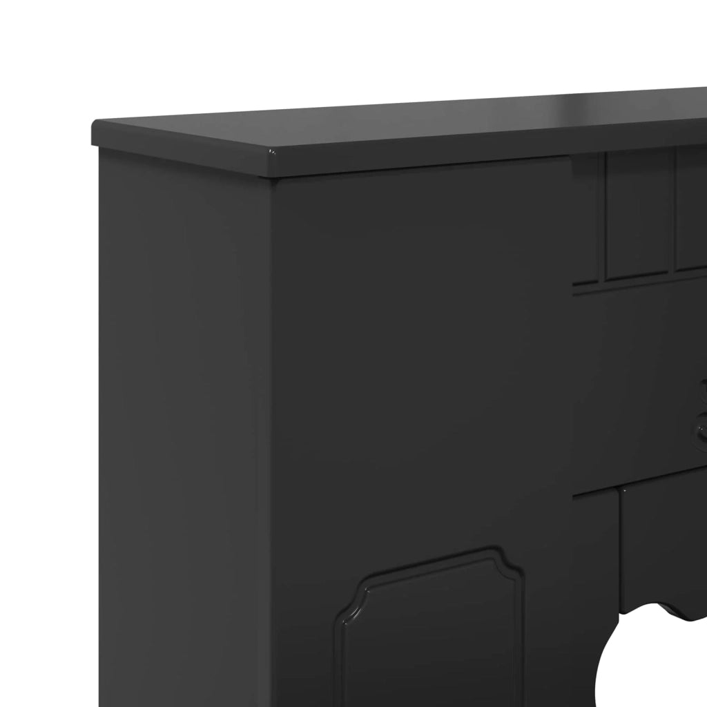 Cornice per camino Nero 93 x 20 x 89 cm Legno ingegnerizzato 8006625