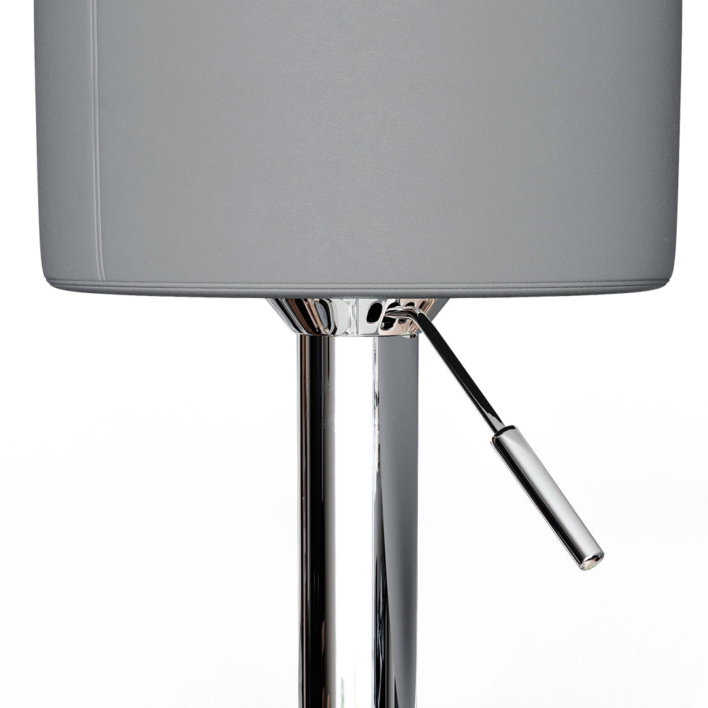 Vicco Set di 2 sgabelli da bar Grigio 33 x 92 cm 2 parti