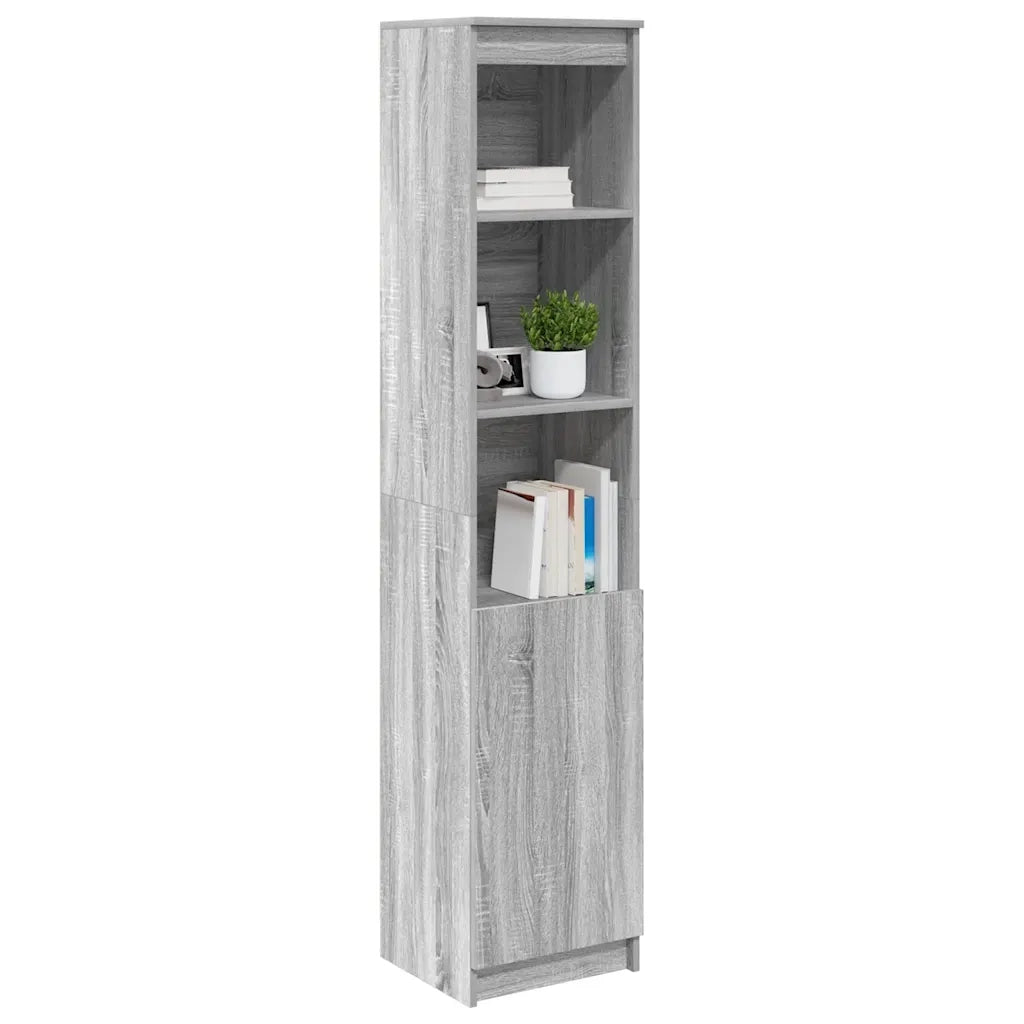 Credenza Grigio Sonoma 37,5x35x180 cm in Legno Multistrato 861675