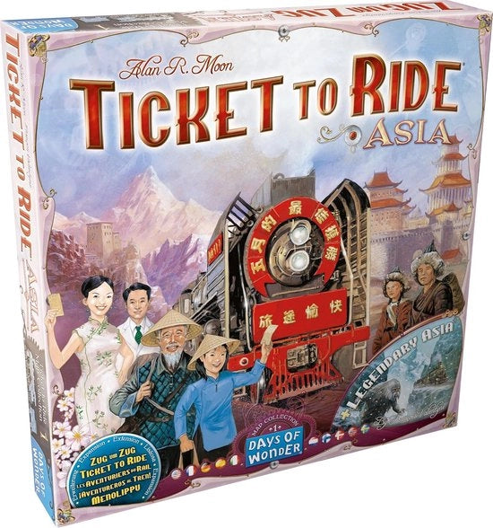 Ticket to Ride - Espansione per 6 giocatori per Asia