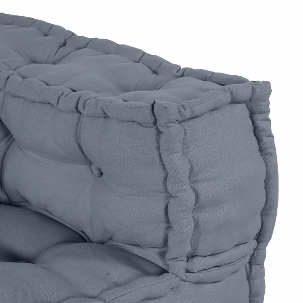 Unità di Divano Modulare 4 pcs Grigio Tessuto 3315093