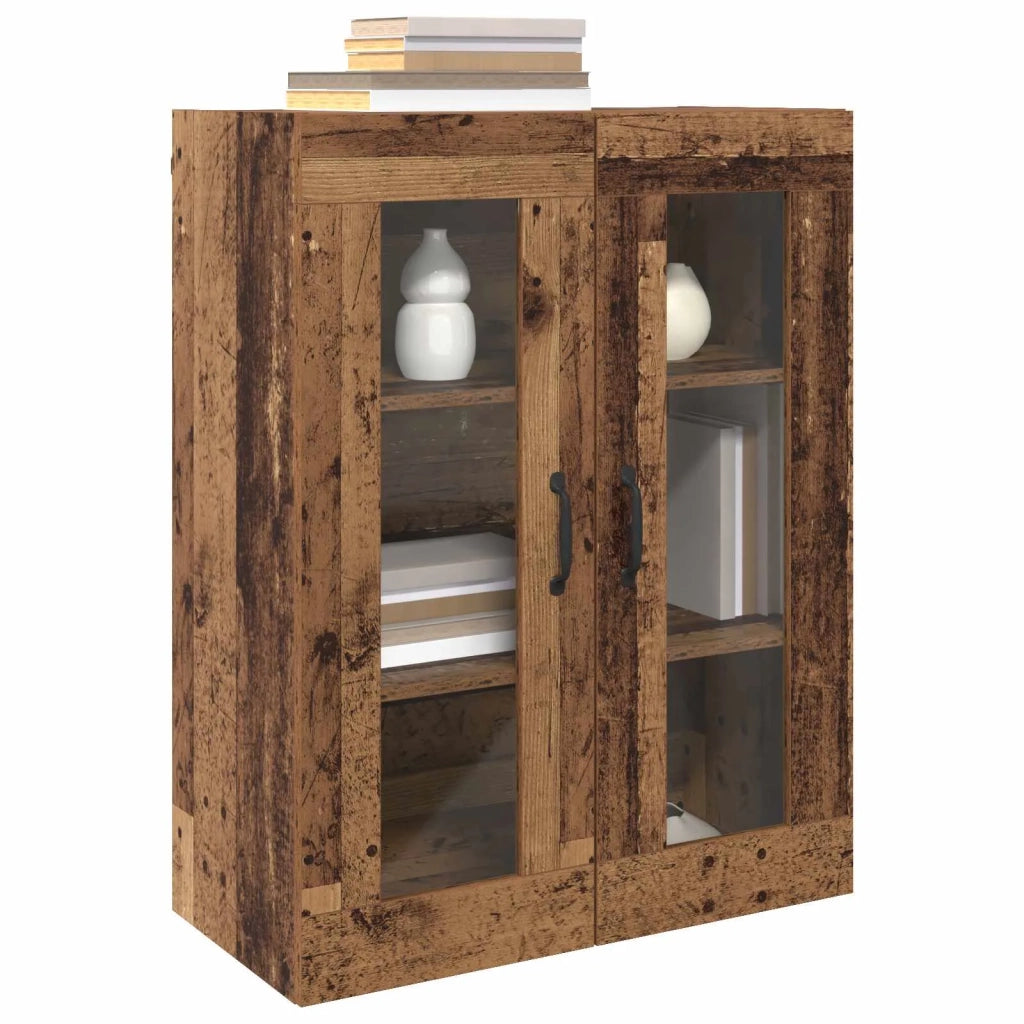 Armadi da Muro 2 pcs Legno vecchio 69,5 x 34 x 90 cm 3394536