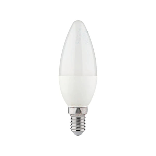 Lampadina LED C35 candela E14 4,9W 470lm 3000K Miledo