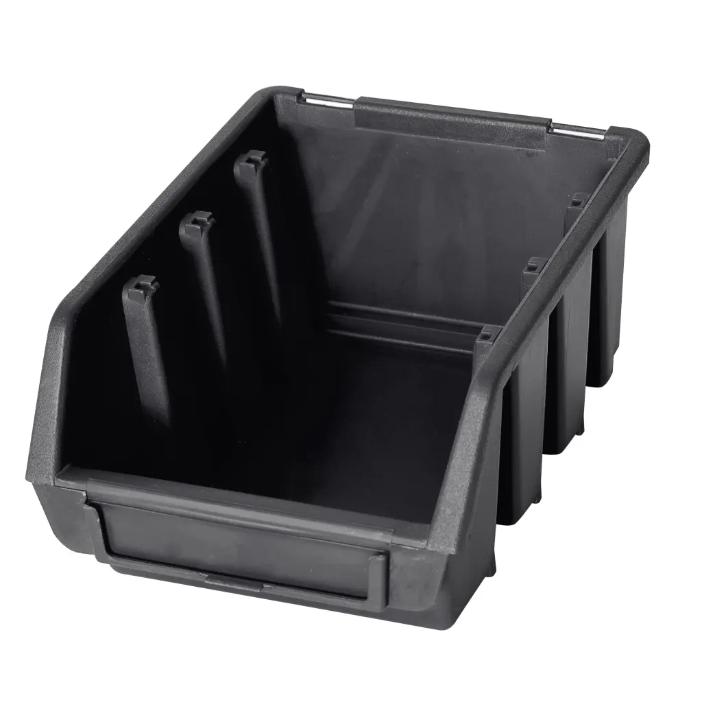 Kit Contenitori 96 pz con Pannelli a Parete Rosso e Nero 150807