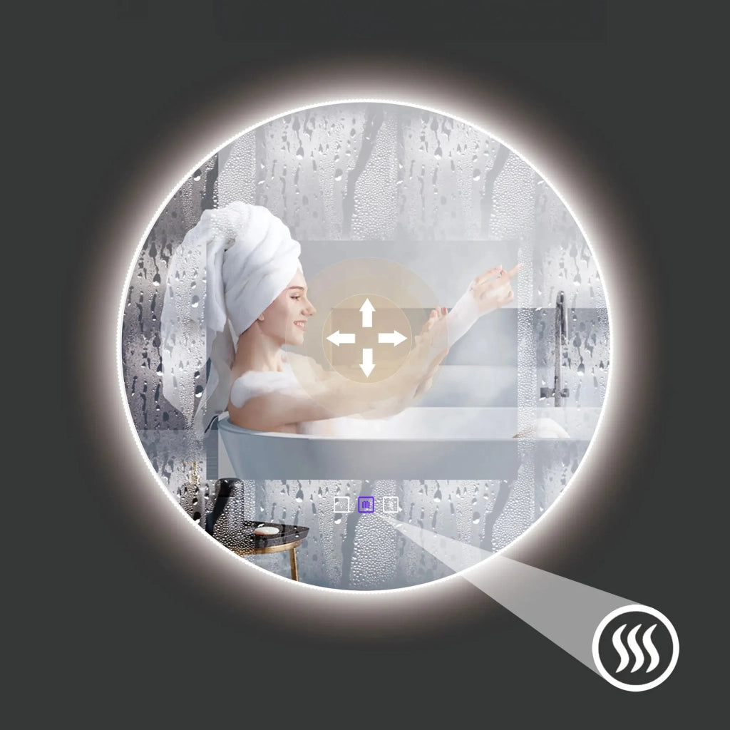 Specchio Led 60cm Round Bluetooth
