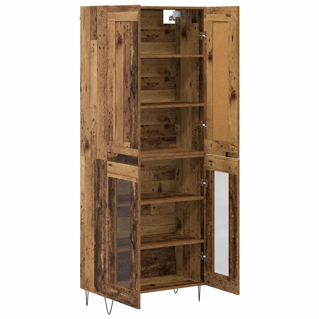 Credenza Legno vecchio 69,5 x 34 x 180 cm Legno multistrato
