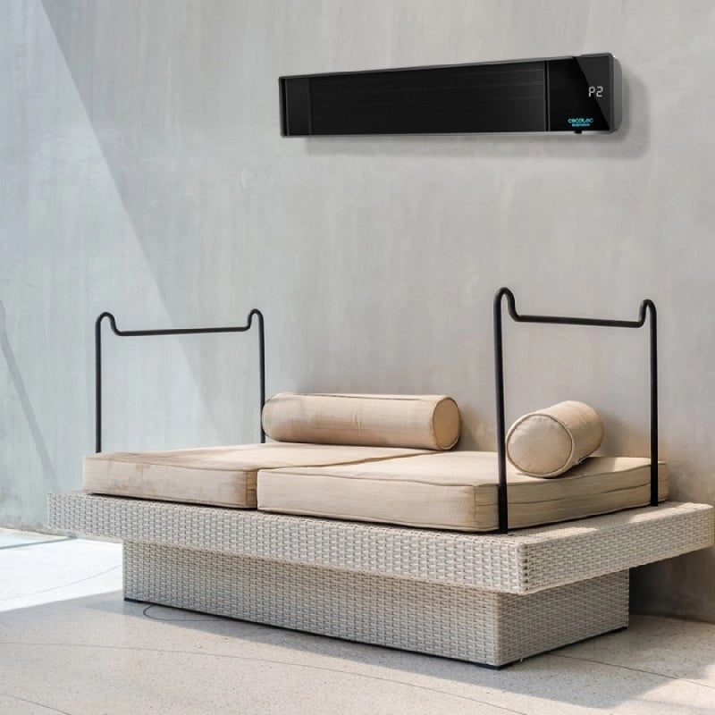 CECOTEC 05363 - Stufa esterna a infrarossi Ready Warm 8700 Power Steel