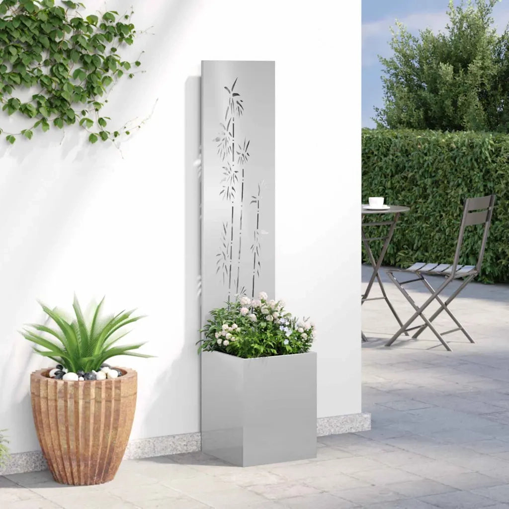 Schermo per privacy in giardino Floreale Argento 32 x 140 cm CFW9547208