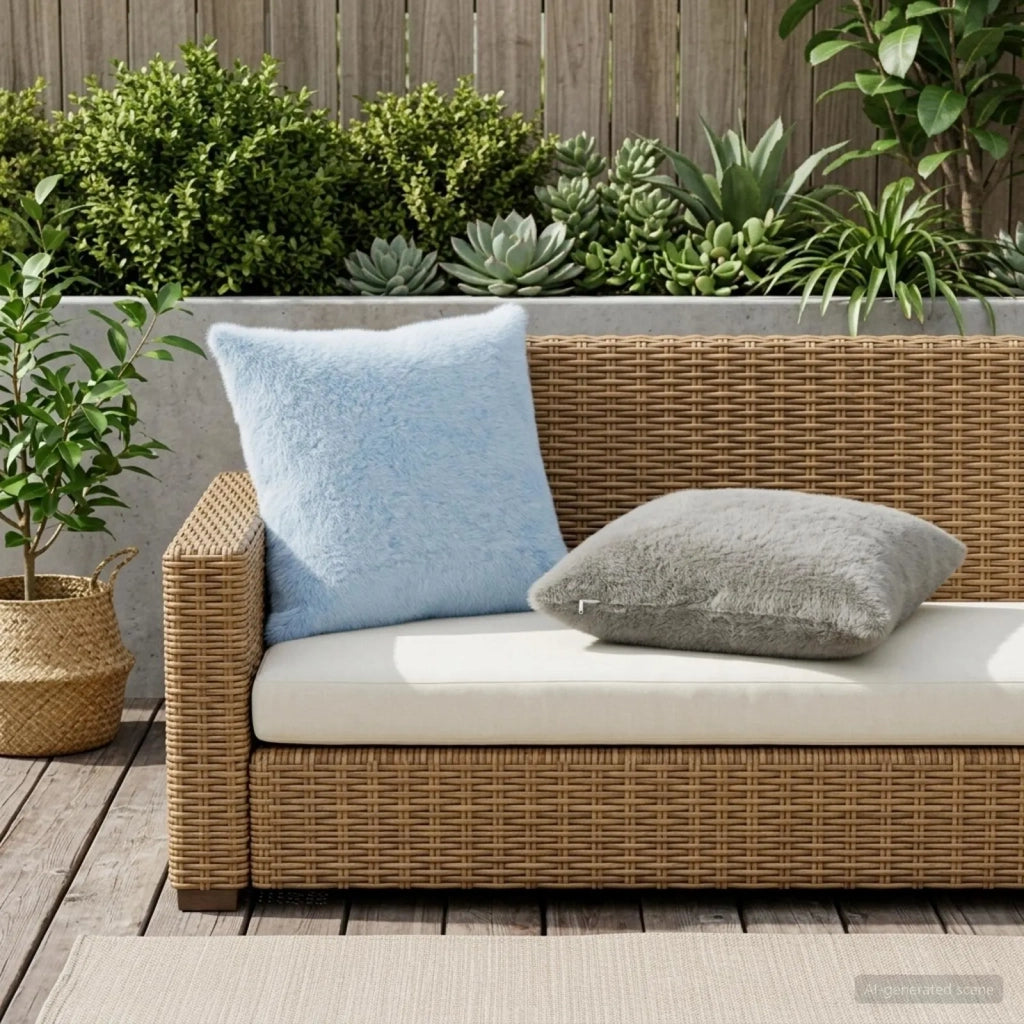 Federa 2 pz HEERLEN Azzurro 60 x 60 cm 912823