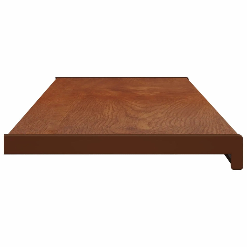 Soglia della Finestra Legno Marrone 120 x 35 x 4,5 cm PVC 42046918