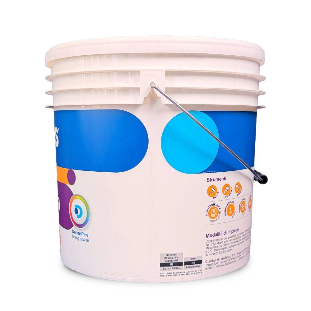 Damas idropittura al quarzo bianca per esterni externa *** formato 2.5 lt, confezione 1