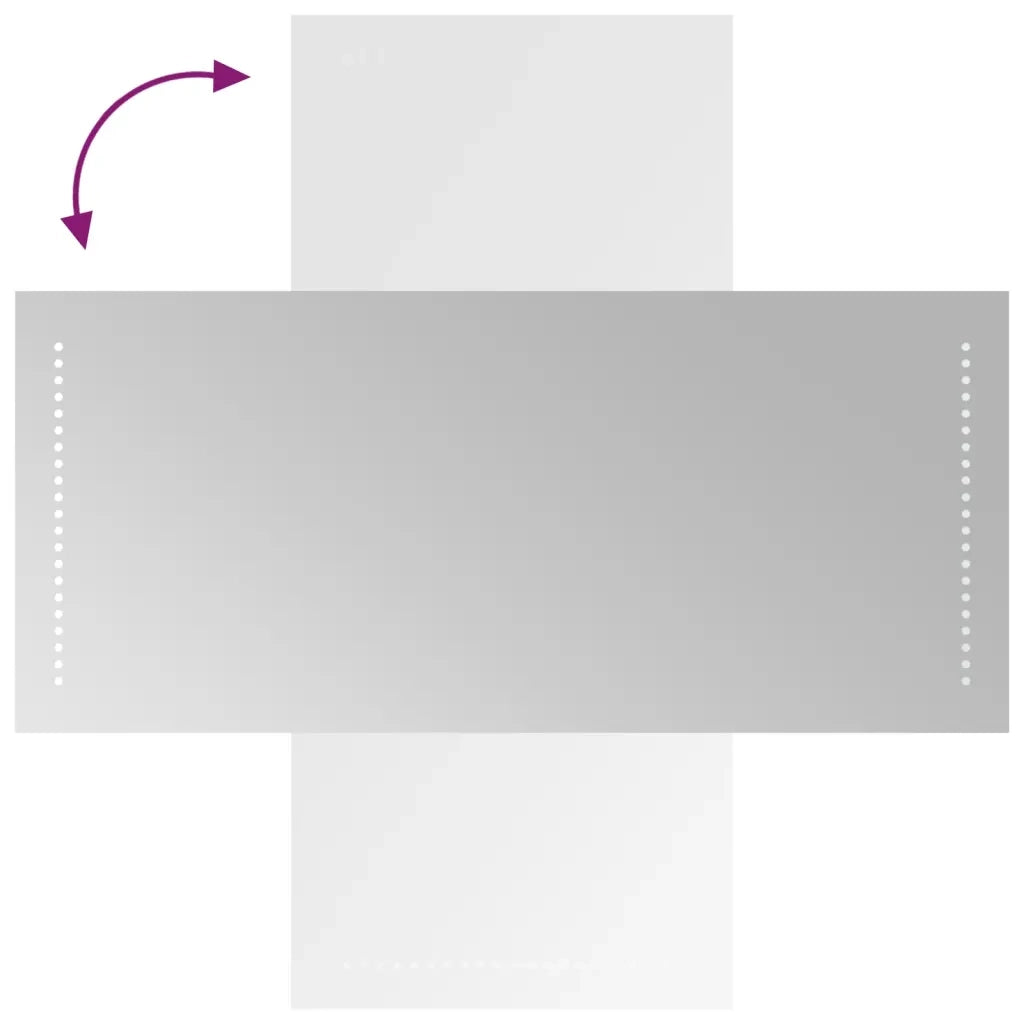 Specchio da Bagno con Luci LED 40x90 cm 3154052