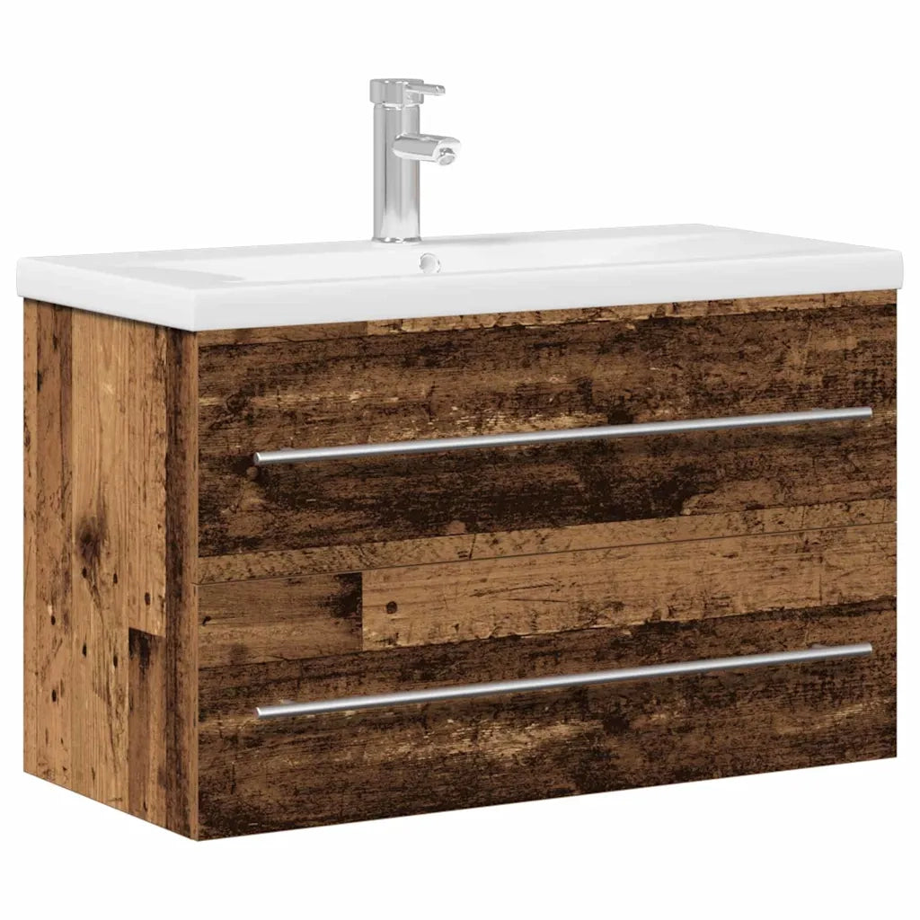 Armadio per Lavabo da Bagno Legno vecchio 80 x 38,5 x 48 cm 3333132