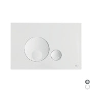 PLACCA DOPPIO SCARICO GLOBE- Bianca- OLIVE- pezzi 1