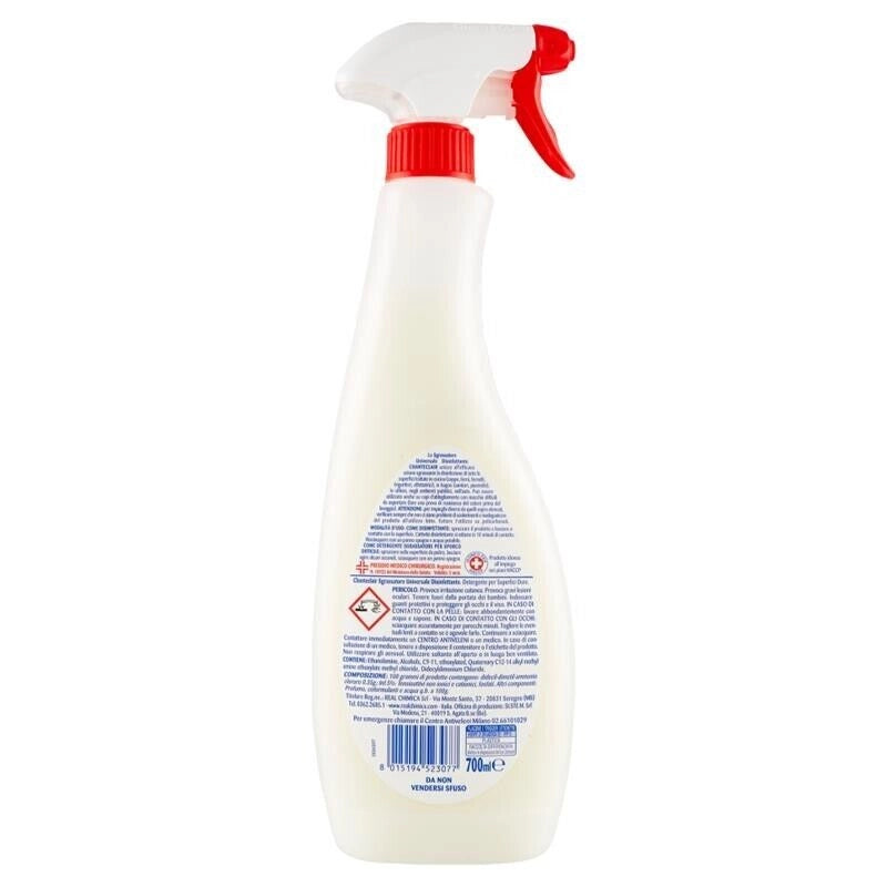 CHANTECLAIR SGRASSATORE UNIVERSALE 700ML DISINFETTANTE 99,99