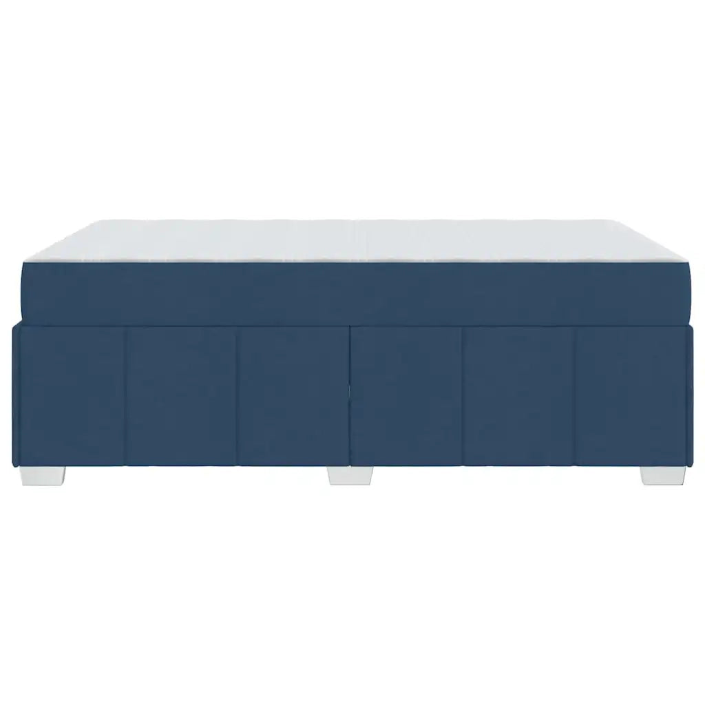 Struttura del letto con materasso Blu 120 x 200 cm Tessuto 3398285