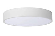 Plafoniera LED rotonda 30cm 18W bianca Lucide UNAR