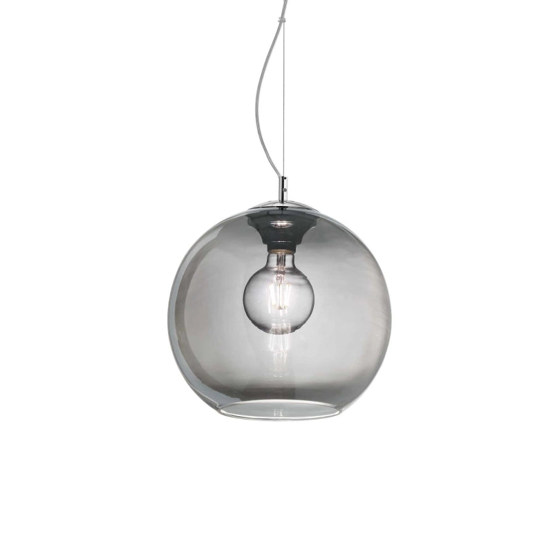 Lampada A Sospensione Nemo Sp1 D20 Fume' Ideal-Lux