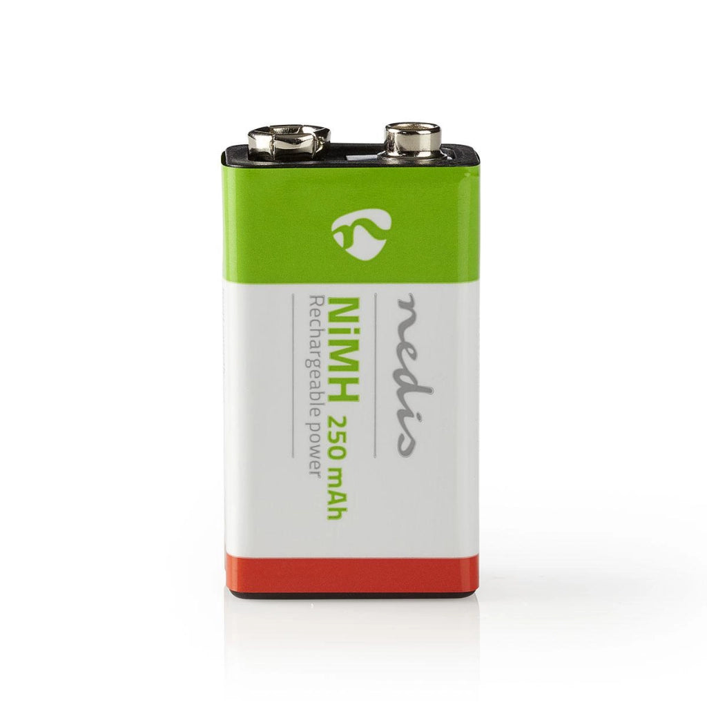 Batteria ricaricabile Ni-MH-E Block 8,4 V DC 250mAh 6LR61 precaricata  Nedis