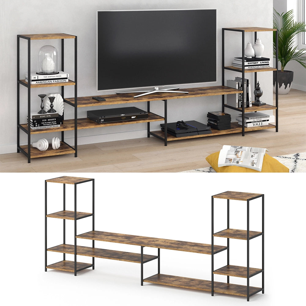 Vicco Mobile tv Legno antico 226 x 93 cm