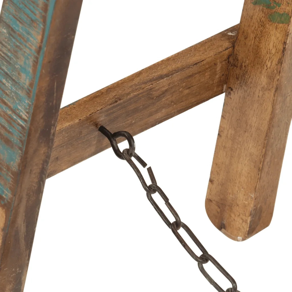 Lampada da Terra Multicolore E27 in Legno Massello di Mango 345037