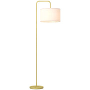 Lampada da Terra Moderna ¨C Minimal ¨C Bianco e Dorato 64x38x163.5 cm