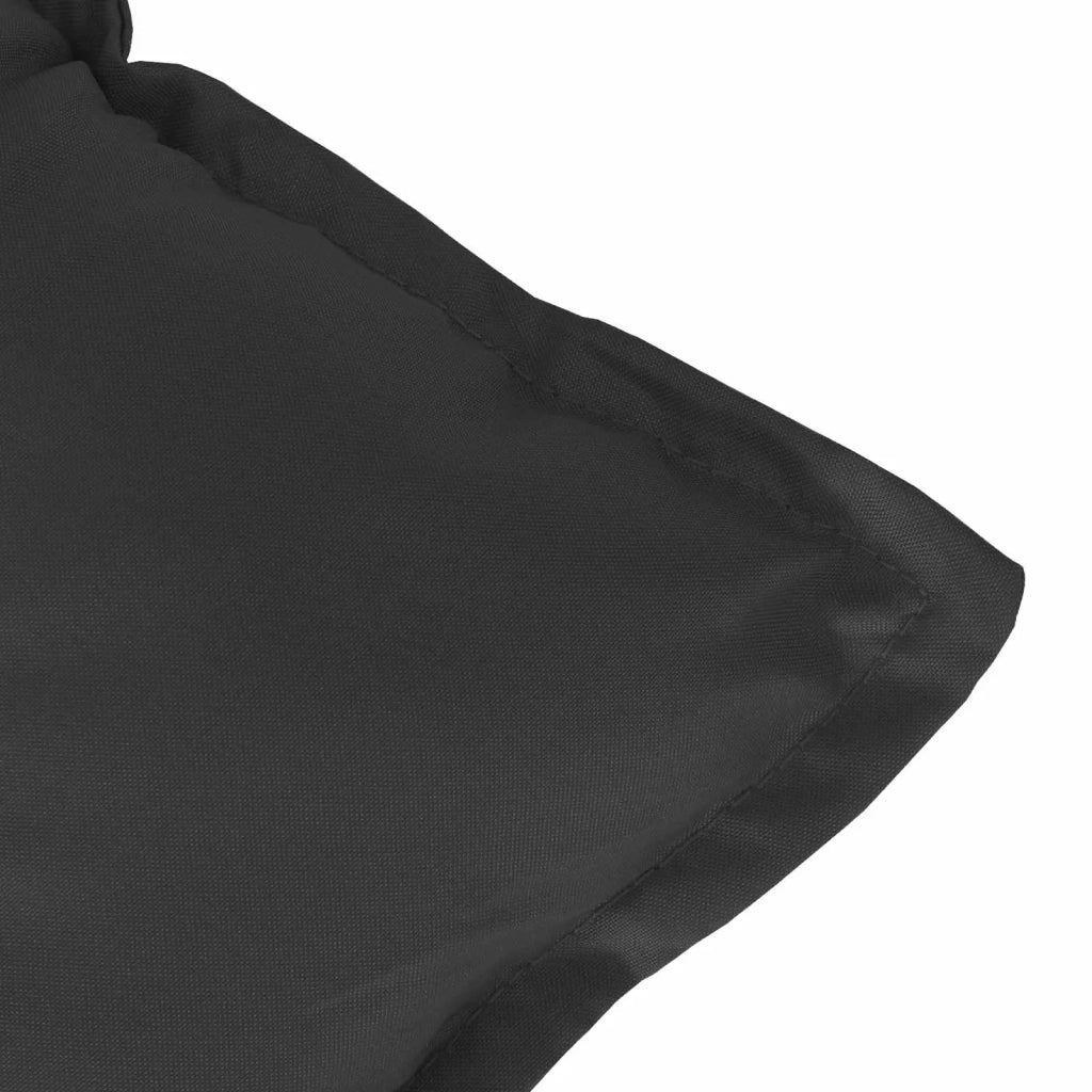 Set di cuscini per sedia alta 4 pz | Cuscini per sedie Melange nero