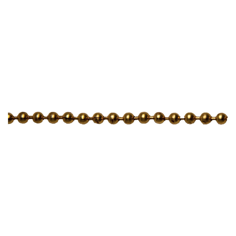 Catena a perline ottonata 3,6 mm x 25 m