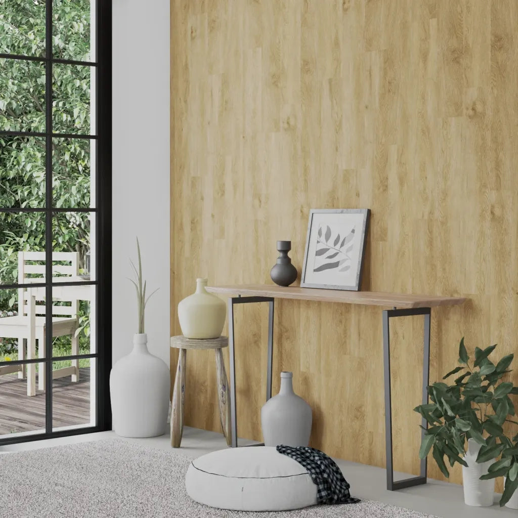 Pannelli da Parete Effetto Legno Marrone PVC 2,06 m² 351814
