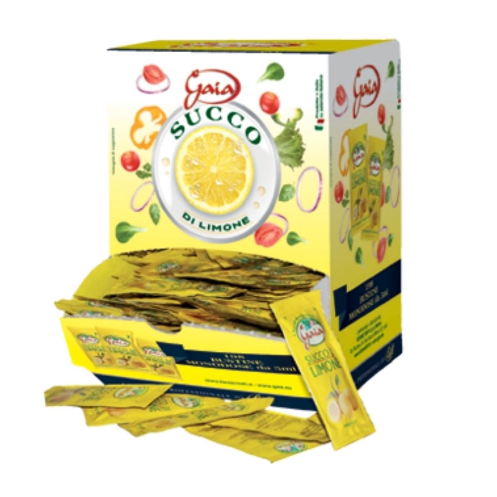 Gaia succo di limone in bustine e olio extra vergine di oliva