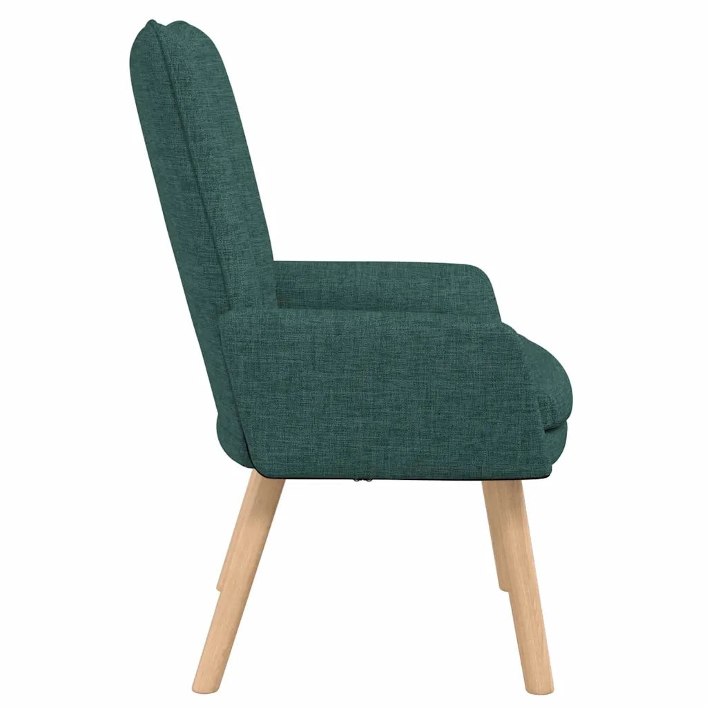 poltrona Verde Scuro 63 x 67 x 94 cm Tessuto e compensato 42001829
