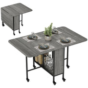 Tavolo da pranzo allungabile pieghevole ¨C Minimal ¨C Grigio 90x90x75 cm
