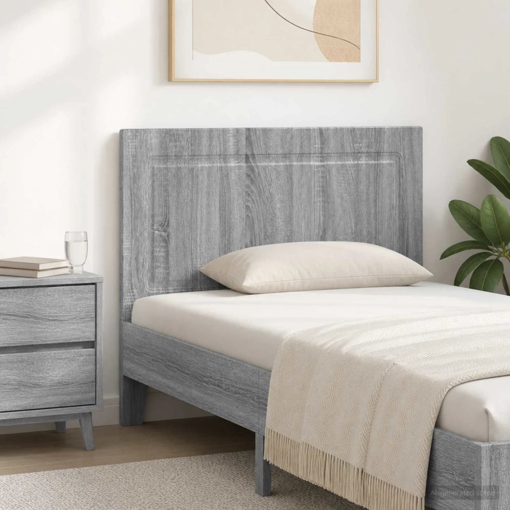 Testiera da Muro UTRECHT Sonoma grigio Legno ingegnerizzato 897861
