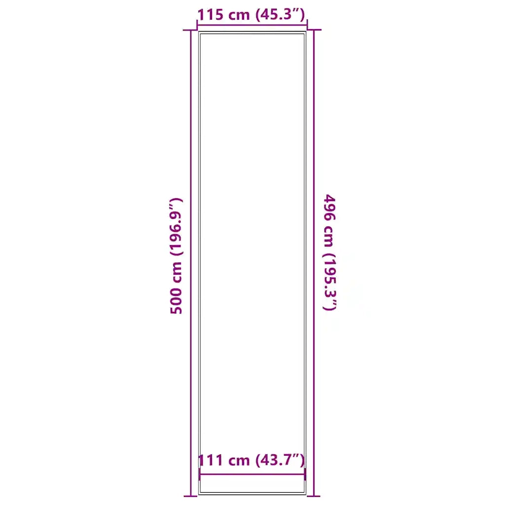 Zerbino Marrone 115x500 cm 4105589