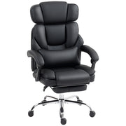 Sedia da Ufficio in Pelle ¨C Minimal ¨C Nero