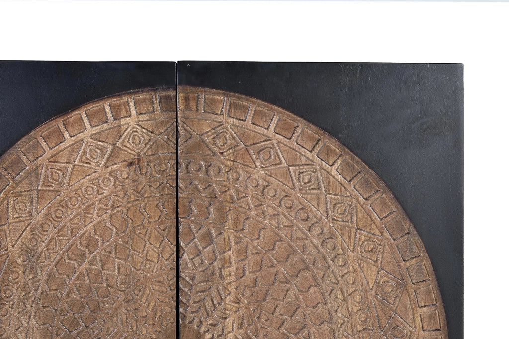 Credenza in legno di mango e metallo